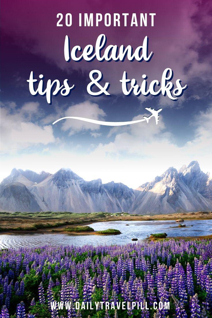 tips and tricks for traveling to Iceland