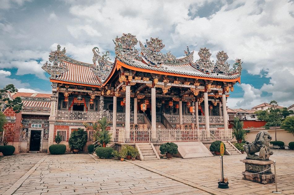 Khoo Kongsi Chinese Buddhist temple clanhouse in George Town, Penang