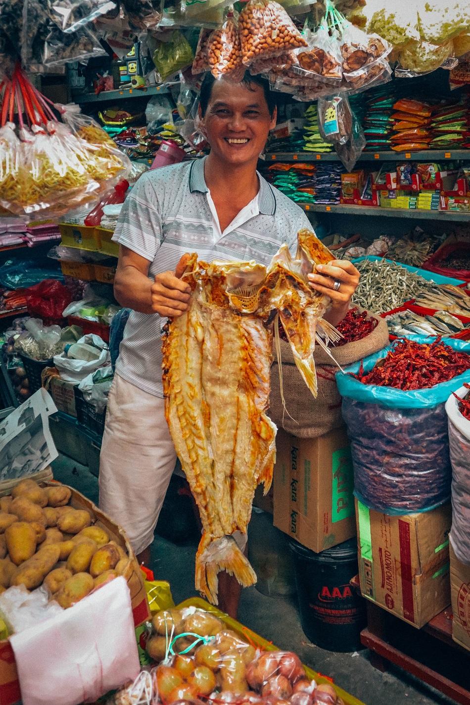 kristang culinary journey with Chef Melba at The Majestic Malacca - visiting a local market