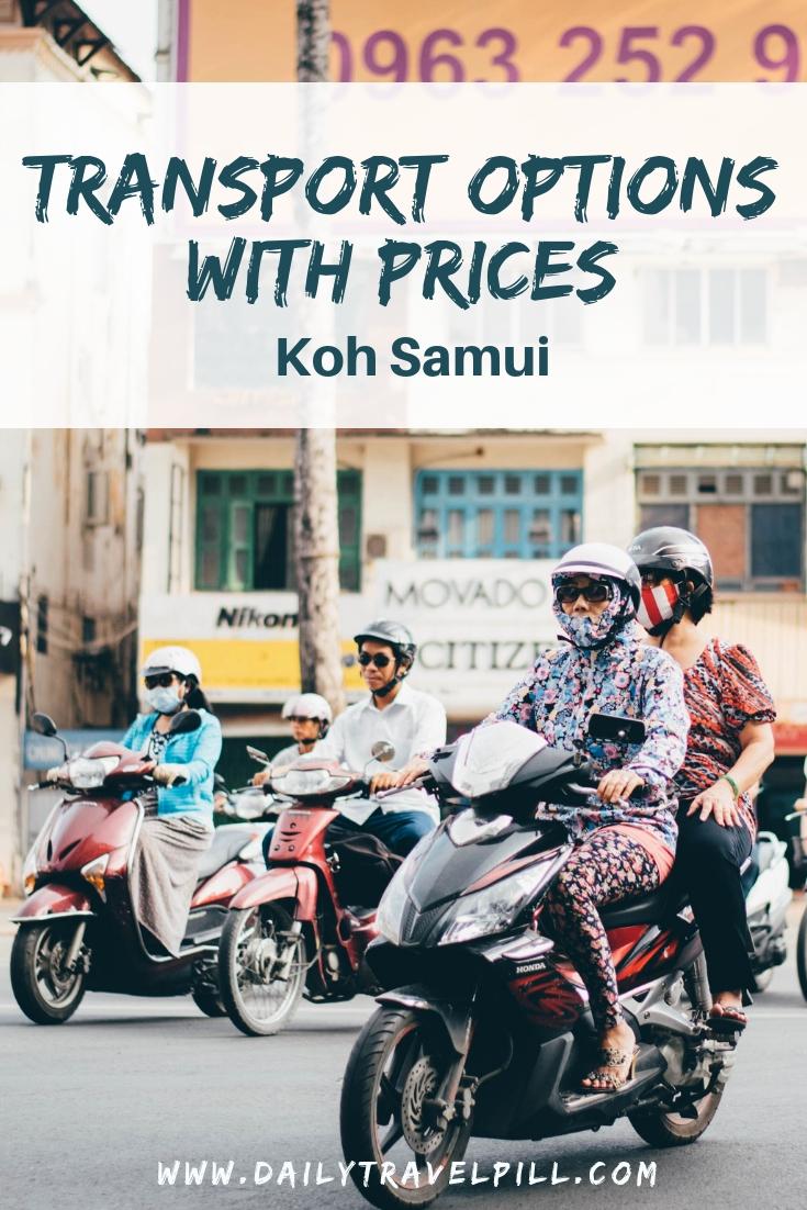 How to get around Koh Samui