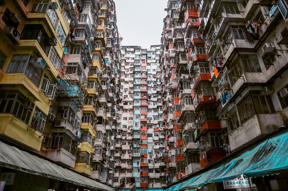 Monster Building, Hong Kong - inside the concrete jungle ...