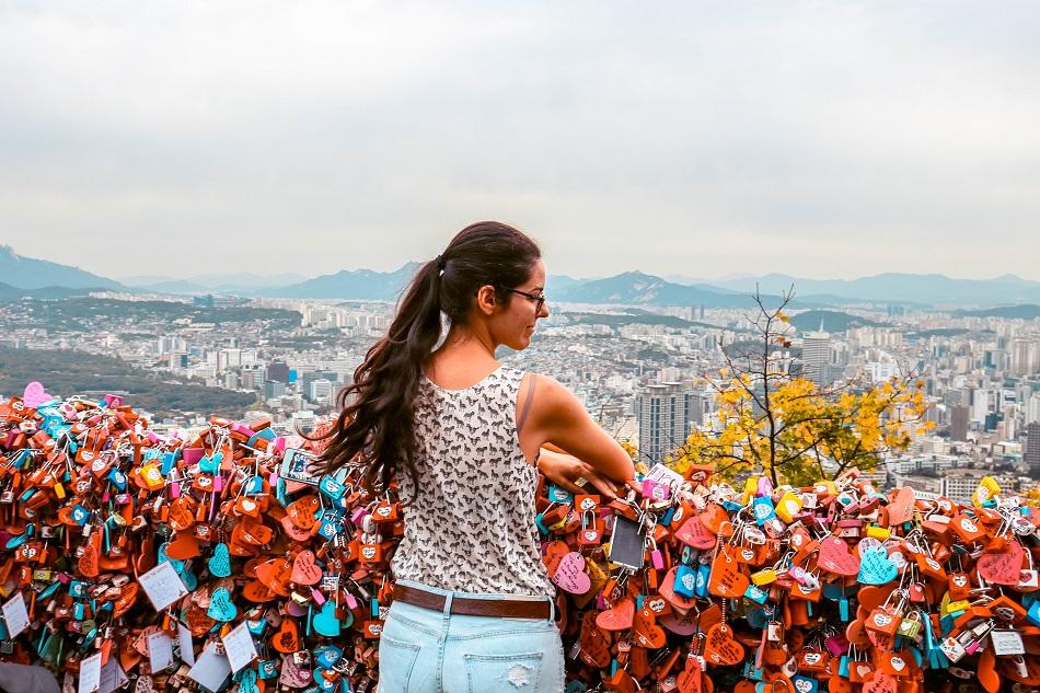 N Seoul Tower love padlocks