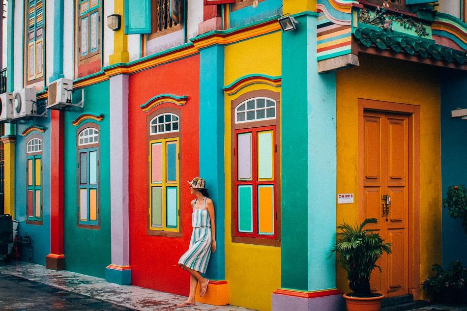 Little India, Singapore colorful house