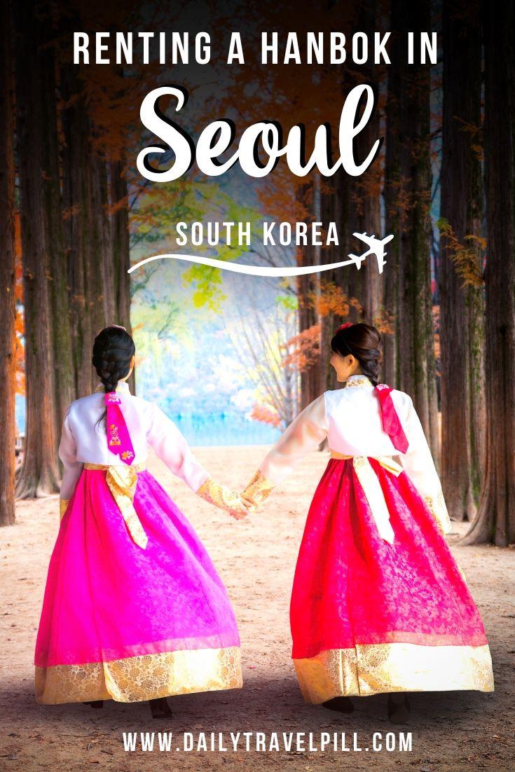 Renting a hanbok in Seoul