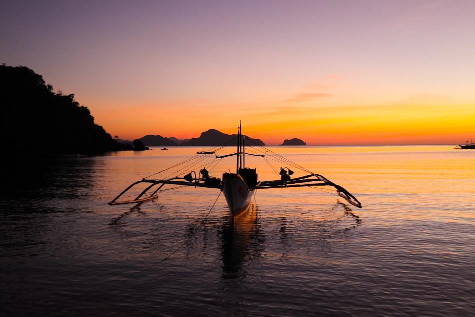 El Nido Twin Beach Sunset