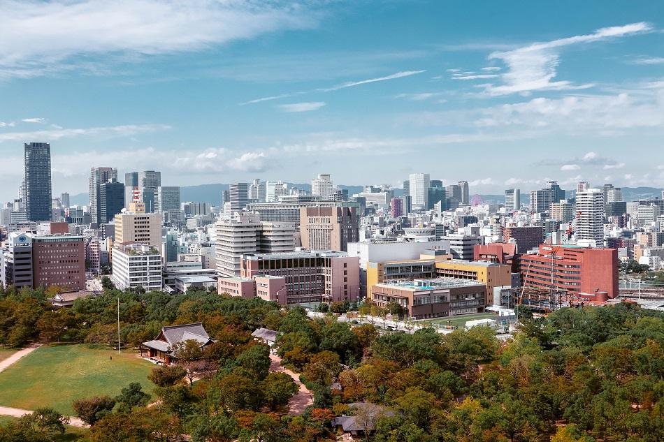 View from the Osaka Castle