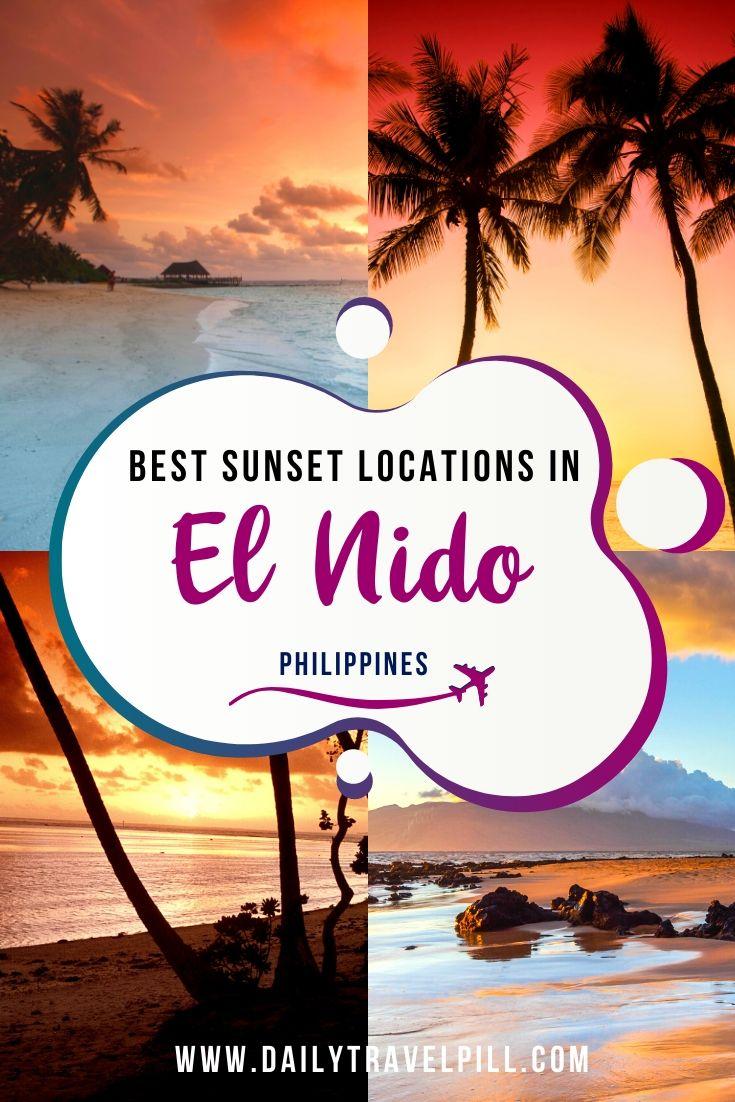 Best sunset locations in El Nido