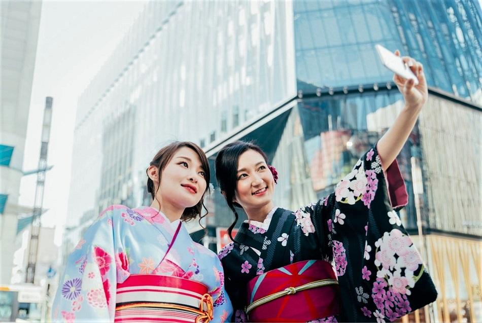 photography places in Tokyo when wearing a kimono