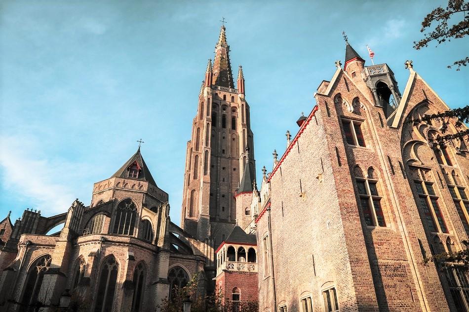 Church tower Bruges photography locations