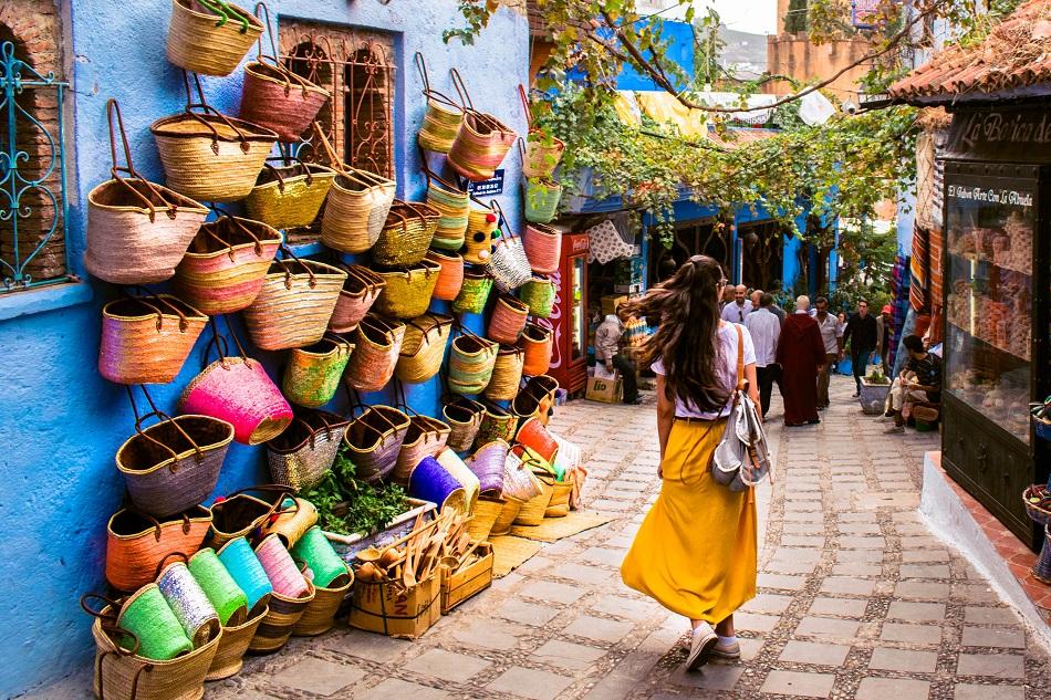 Shopping in Chefchaouen market