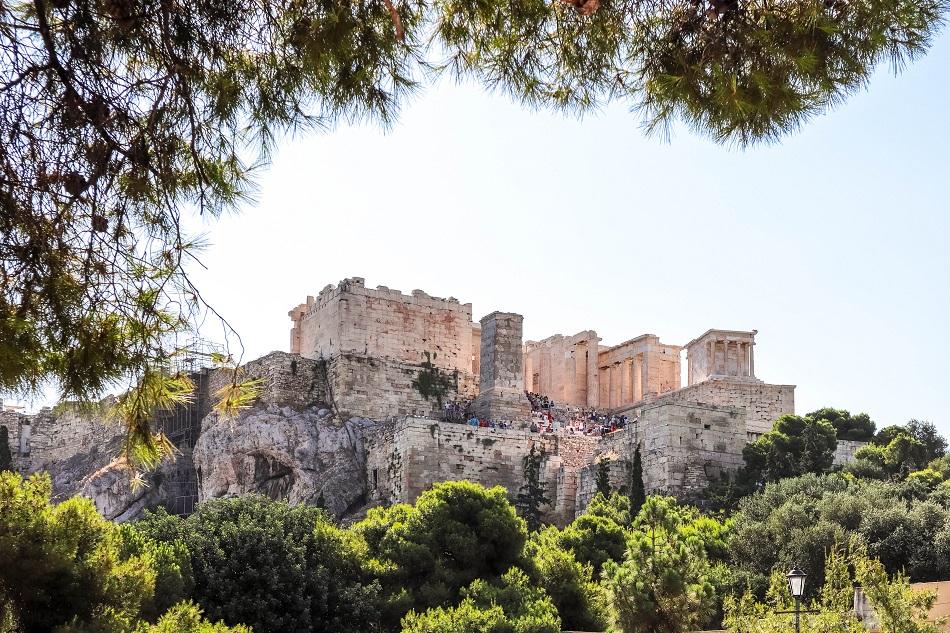 Acropolis view from Aeropagus Hill