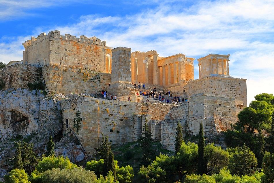 Acropolis view from Aeropagus Hill