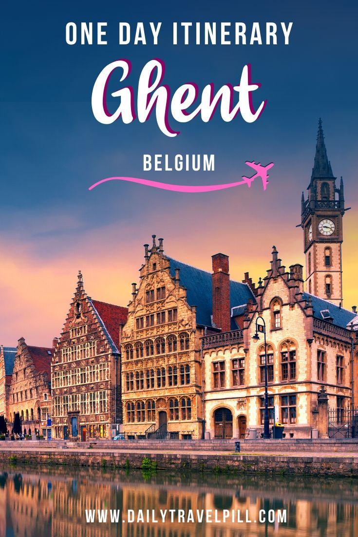 How to spend one day in Ghent - itinerary