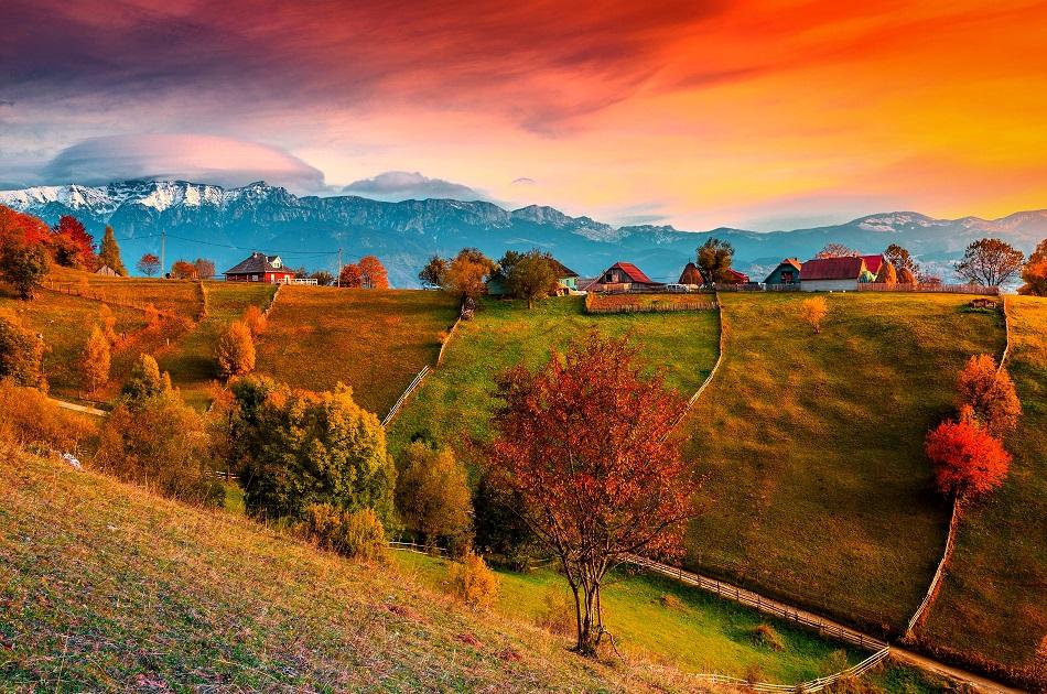 Bran Moeciu near Brasov, Romania