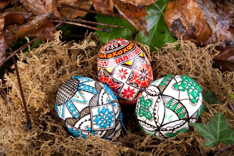 Traditional Romanian Easter eggs