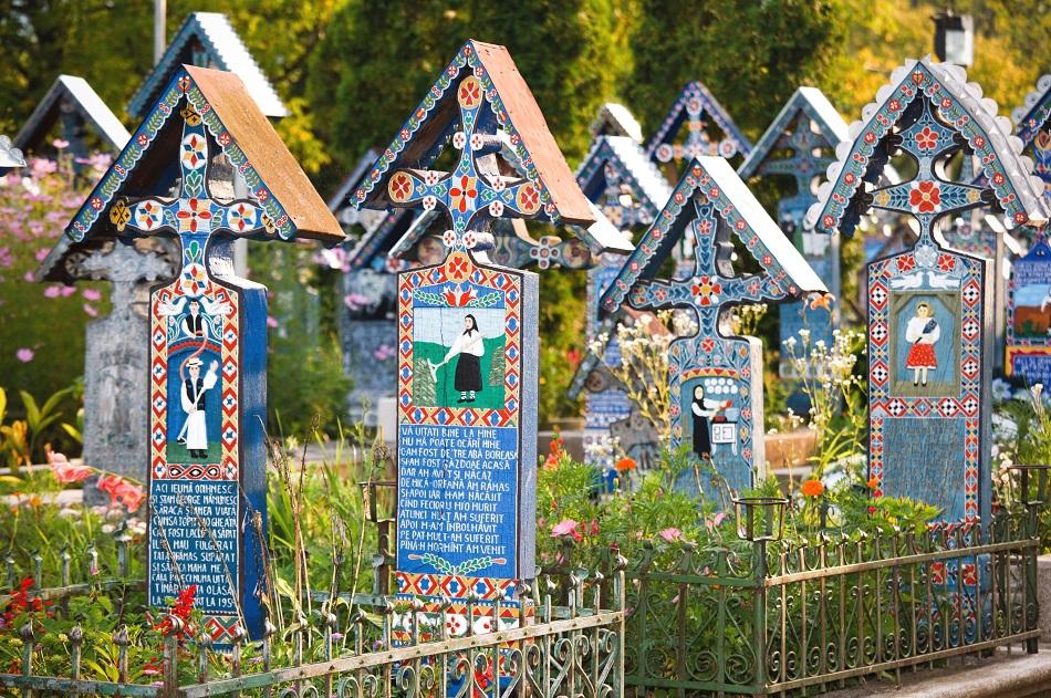 Merry Cemetery in Maramures, Romania