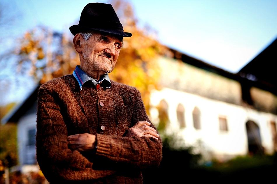 Romanian old man