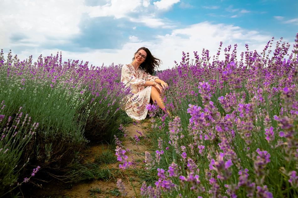 Aurelia Teslaru lavender fields