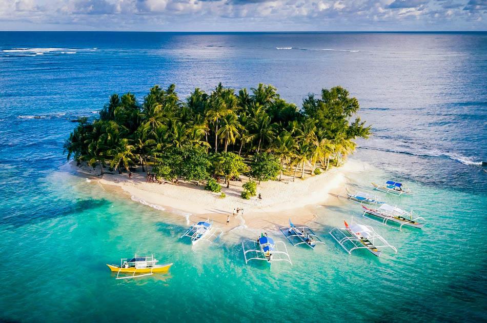 Guyam Island in Siargao, Philippines. Siargao Island hopping tour, Siargao tour, Guyam Island Beach