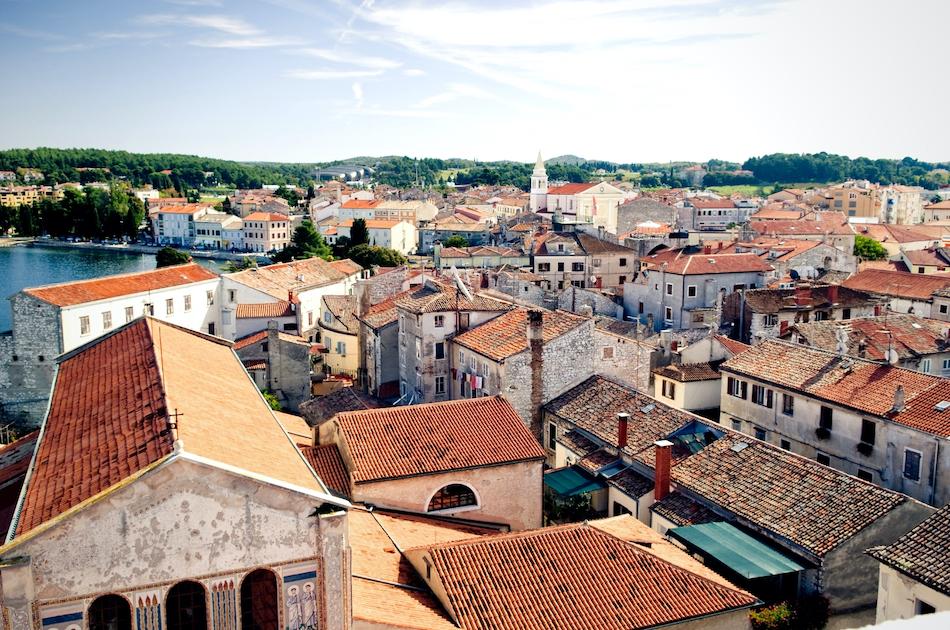 Porec Town rooftops - hidden gem in Croatia