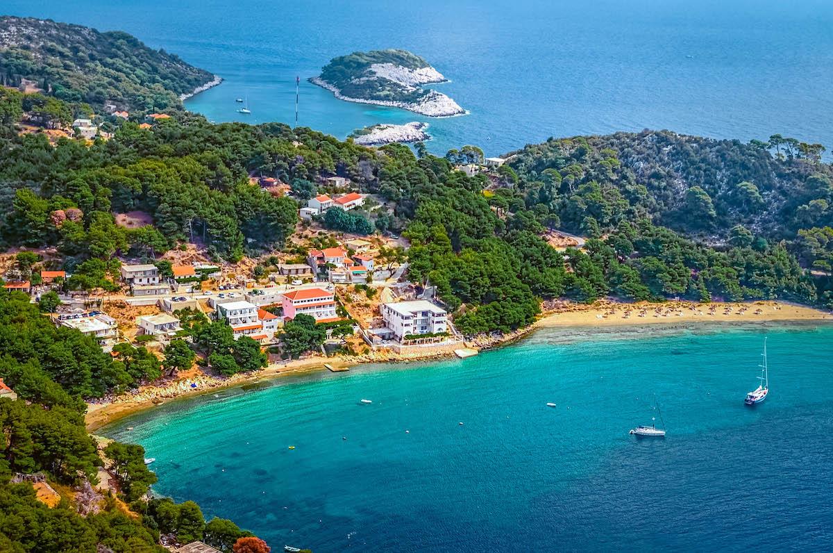 Saplunara Beach Mljet Island - best beaches in croatia, top beaches in croatia, most beautiful beaches in croatia, hidden beaches in croatia