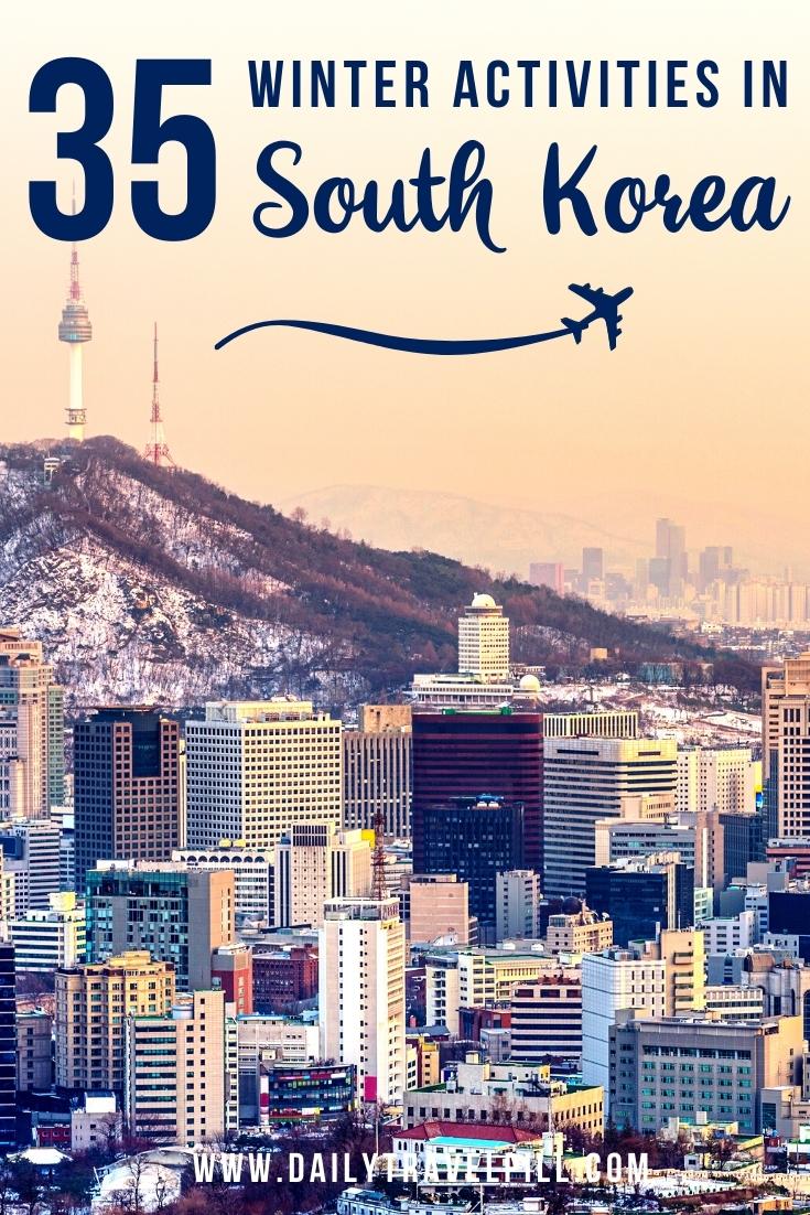 things to do in Korea in Winter, winter destinations in Korea, winter activities in South Korea