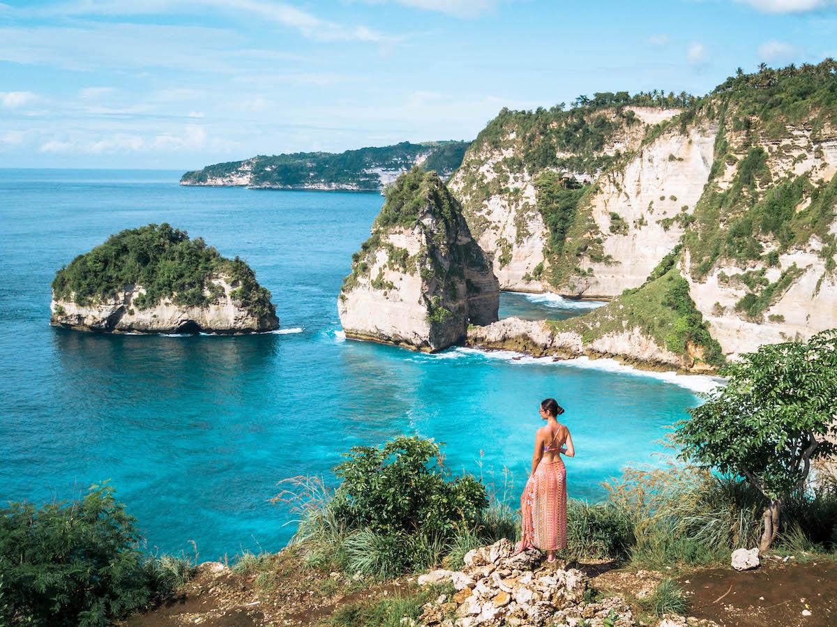 Diamond Beach viewpoint Nusa Penida, Diamond Beach view, Diamond Beach photography