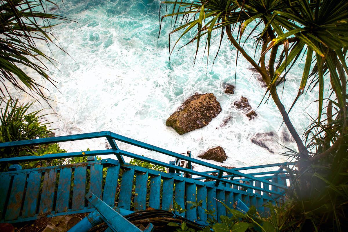 Peguyangan Waterfall Nusa Penida - Bali, Pura Segara Kidul Nusa Penida, Nusa Penida Blue Stairs, Peguyangan Waterfall infinity pool, Peguyangan Temple