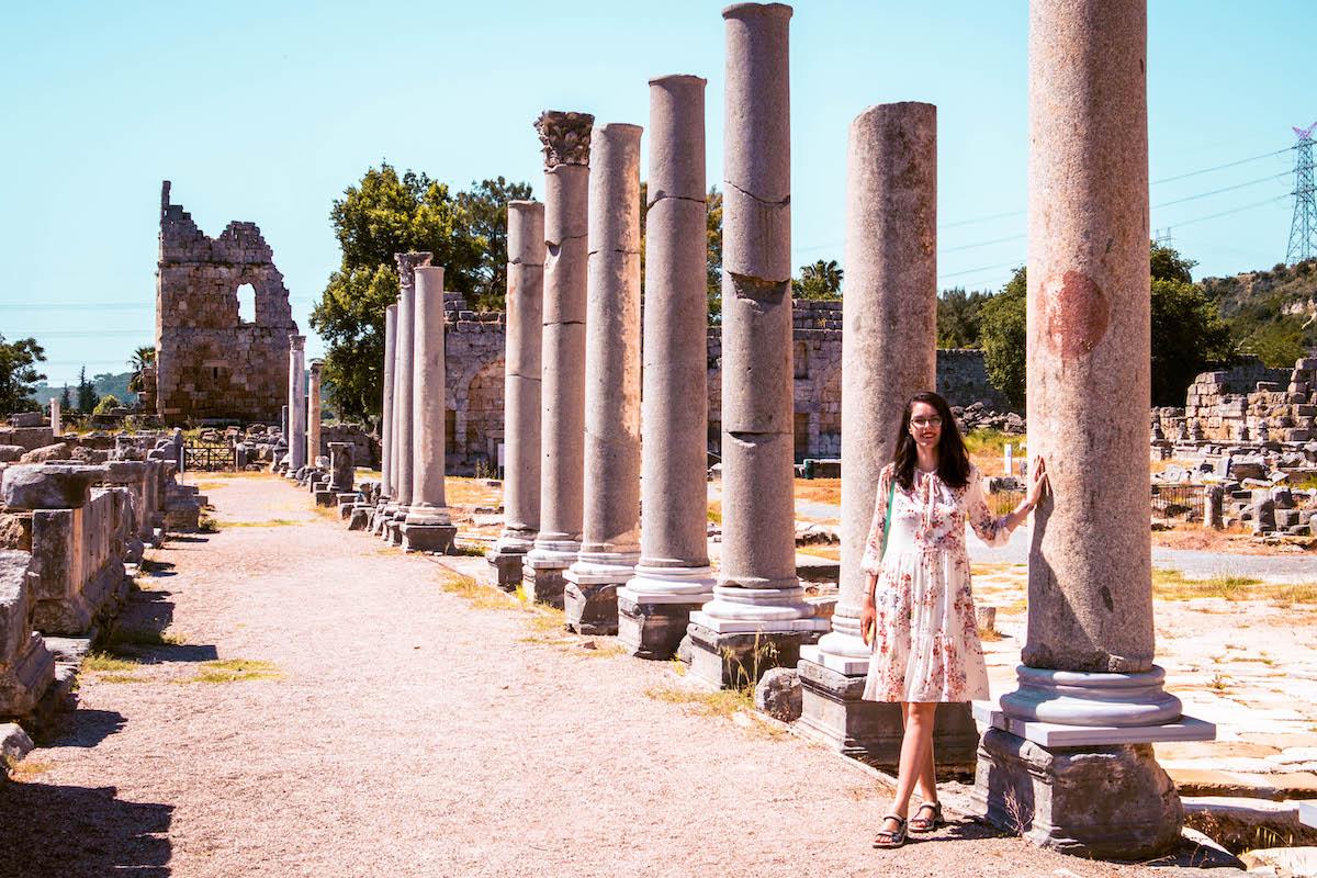 Perge or Perga Ancient City in Antalya