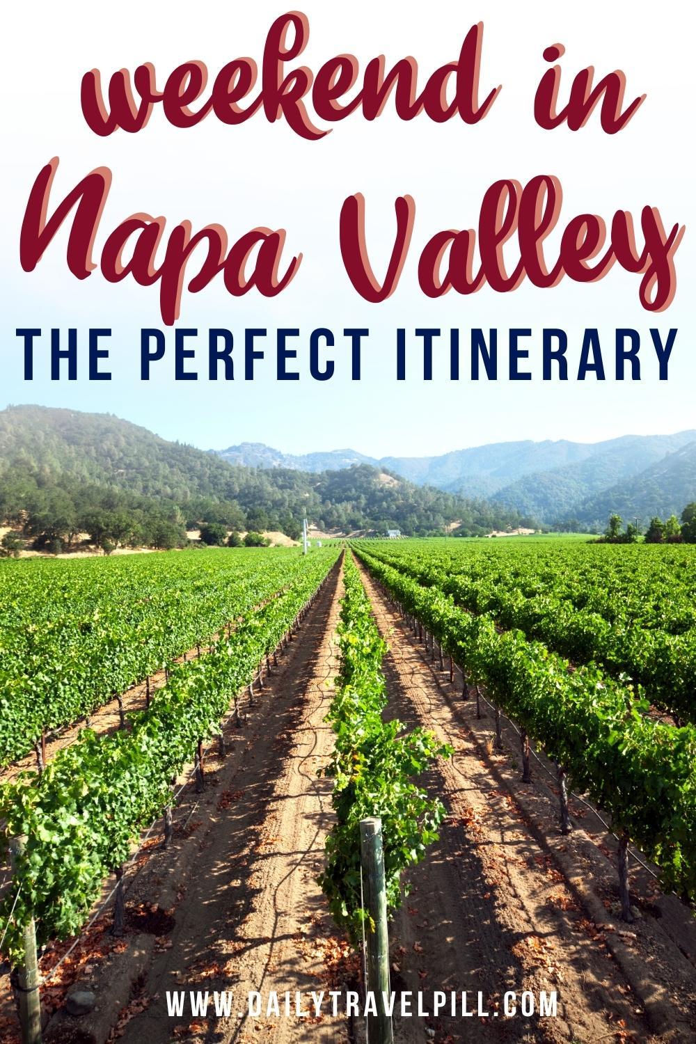 First Time to Napa Valley Itinerary - Thrifty Pineapple